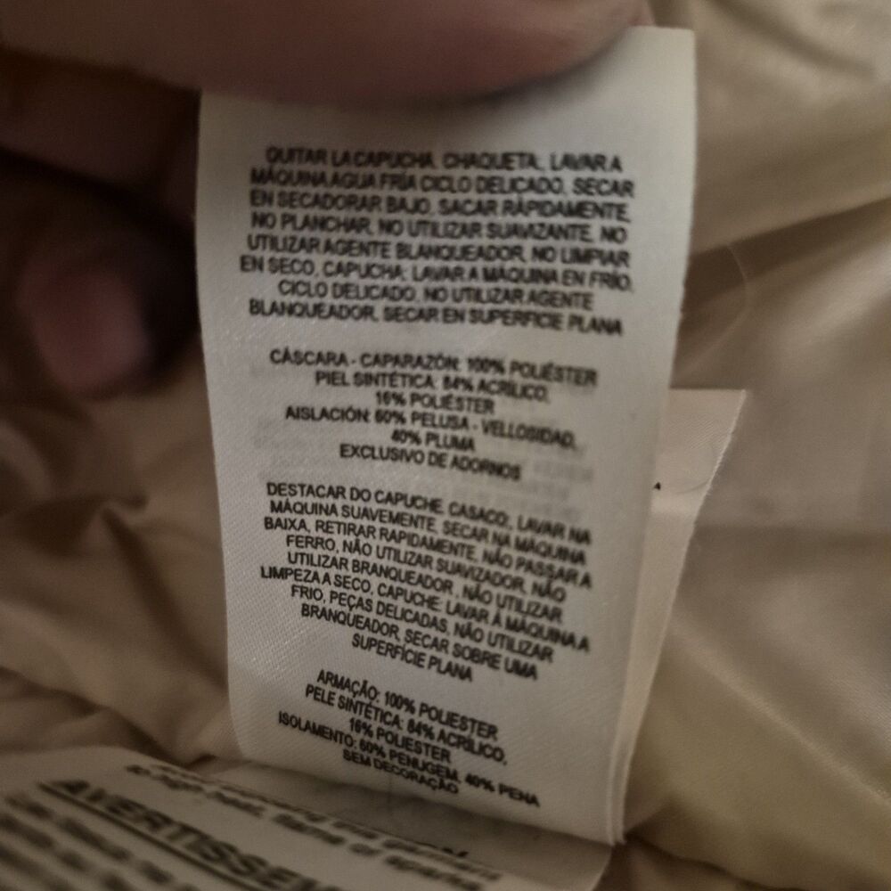 Columbia Women’s Medium White Down Winter Coat XCO Detachable Hood - Picture 14 of 16